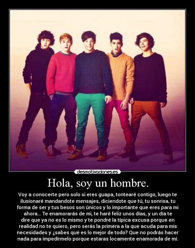 Hola, soy un hombre. - 