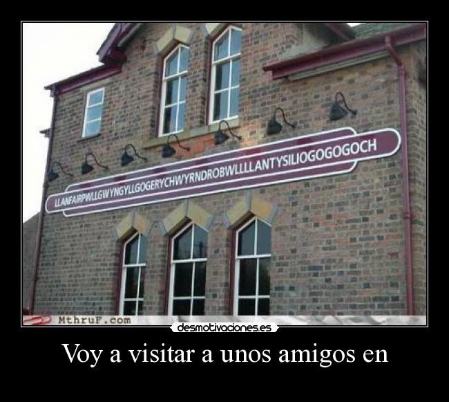Voy a visitar a unos amigos en - 