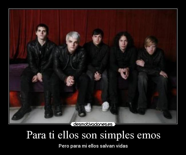 Para ti ellos son simples emos - 