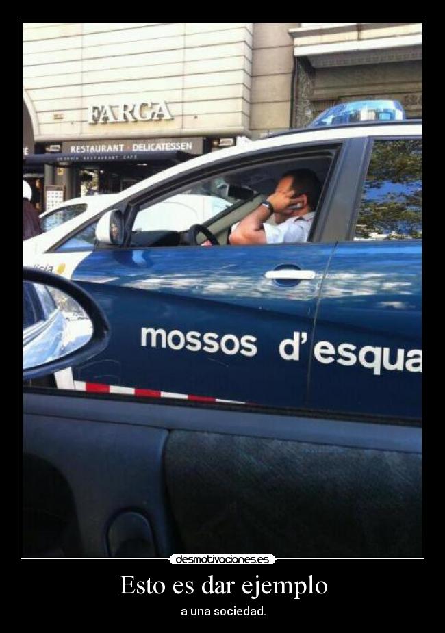 Esto es dar ejemplo - 