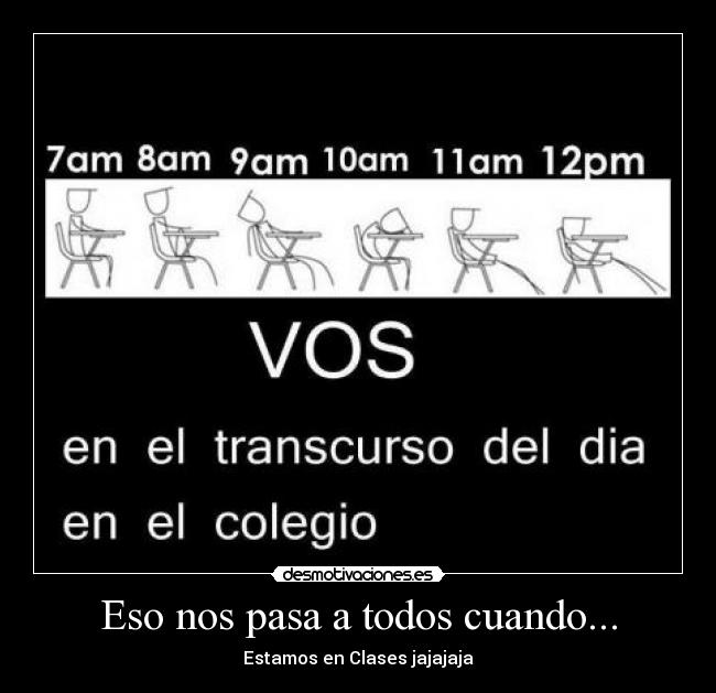 Eso nos pasa a todos cuando... - 