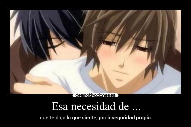 Esa necesidad de ... - 