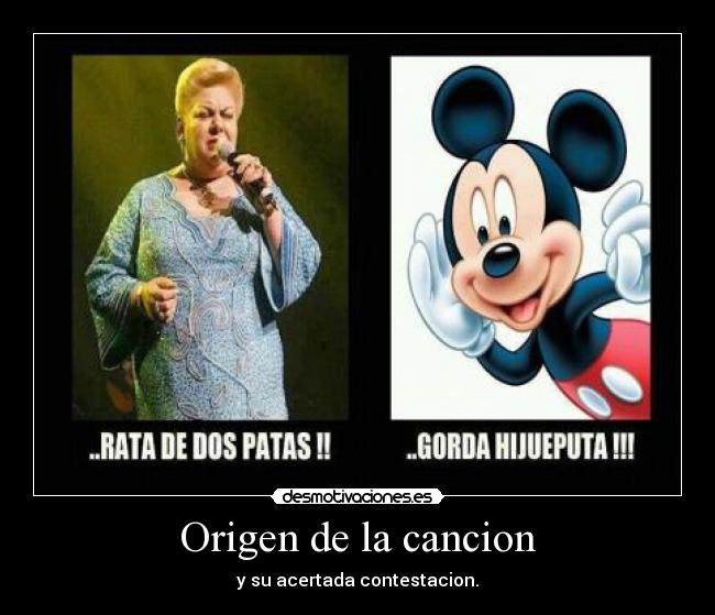 Origen de la cancion - 