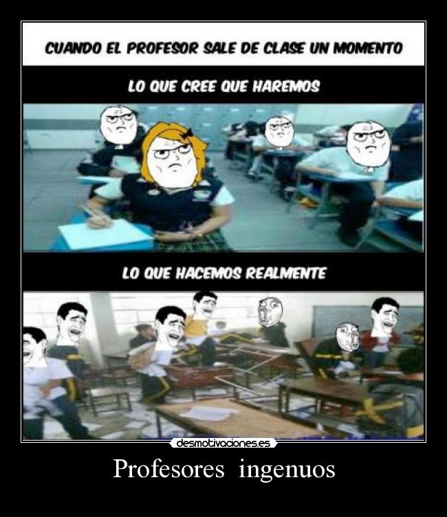 Profesores ingenuos -