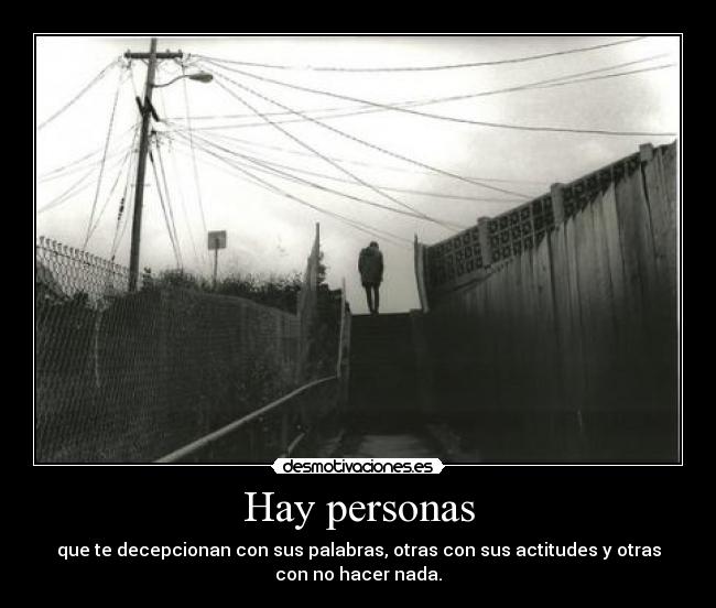 Hay personas -