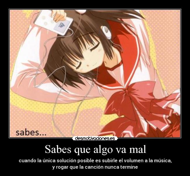 carteles musica anime girl desmotivaciones