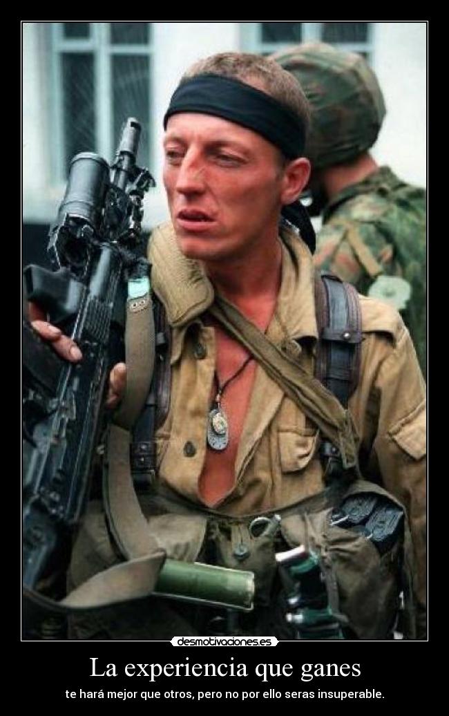 La experiencia que ganes -
