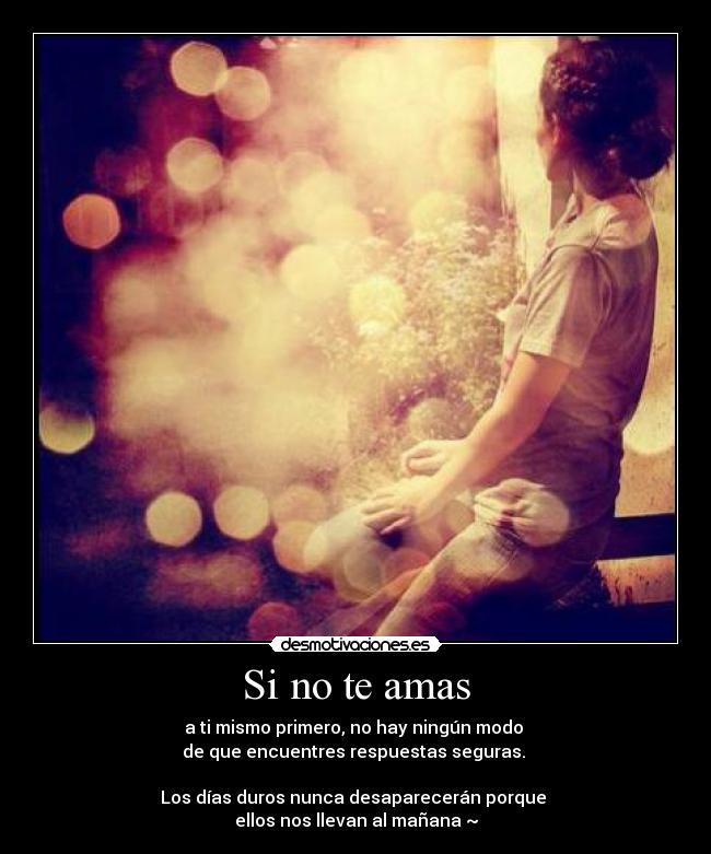 Si no te amas - 