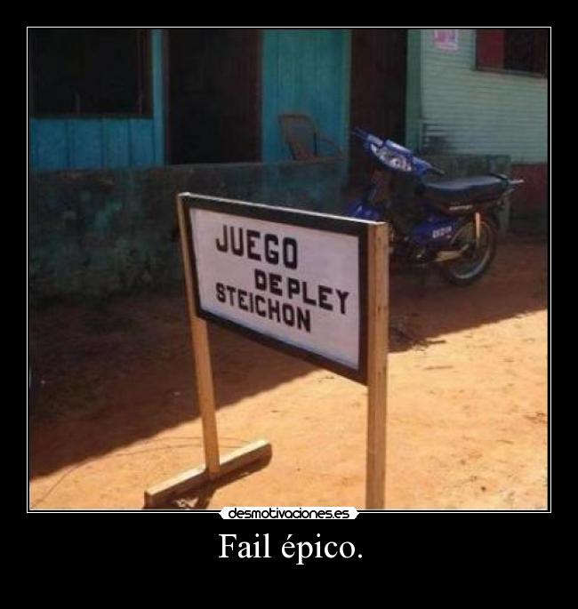 Fail épico. - 