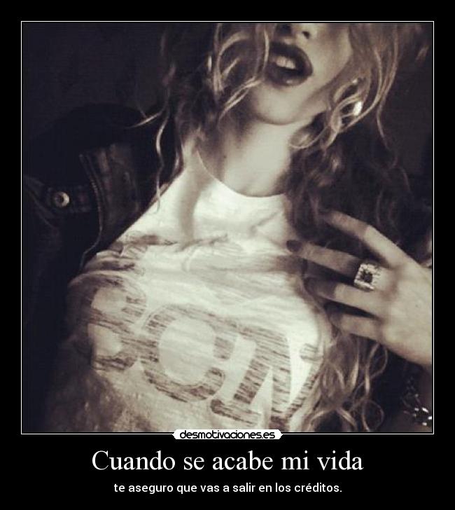 Cuando se acabe mi vida -