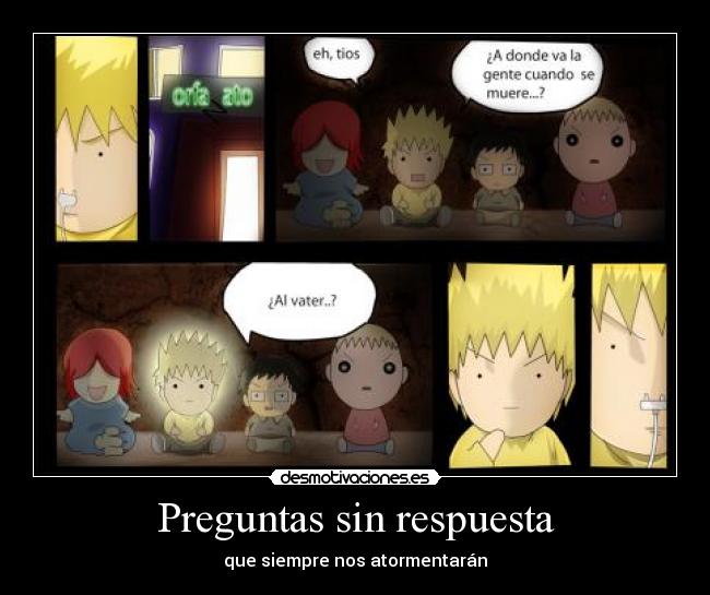 Preguntas sin respuesta -