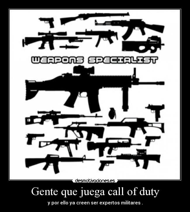 Gente que juega call of duty -