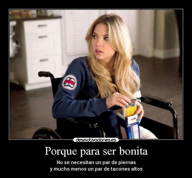 Porque para ser bonita -