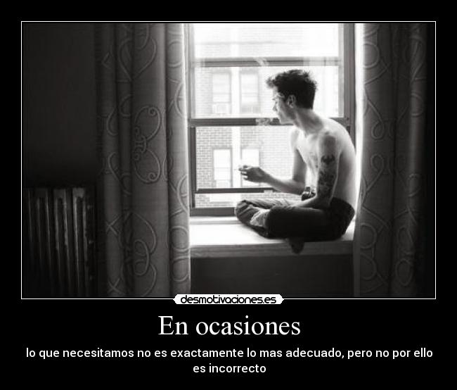 En ocasiones -