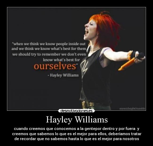 Hayley Williams -