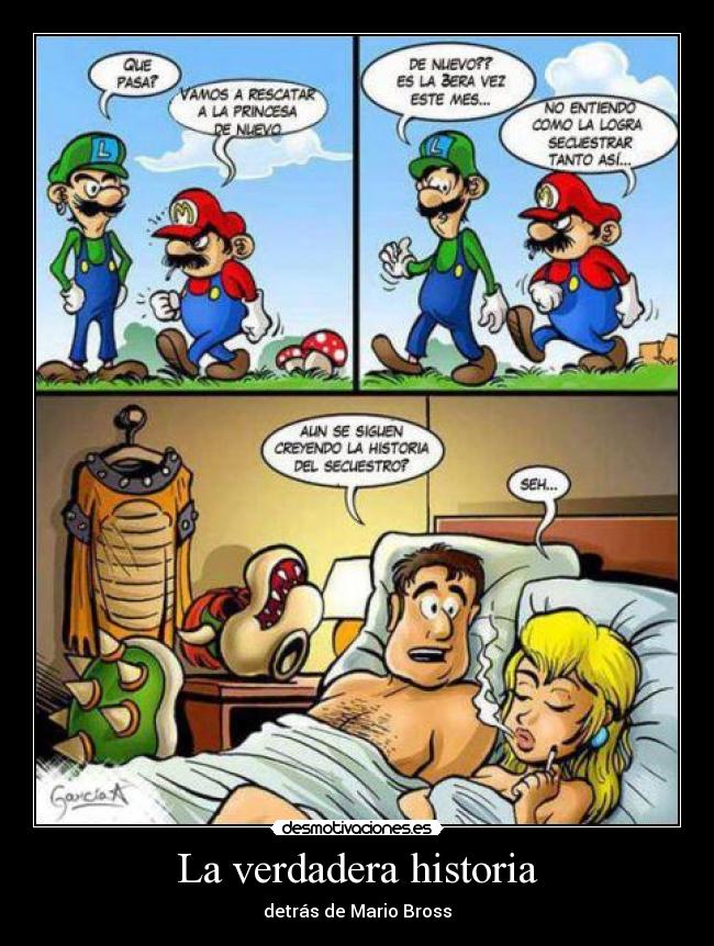 La verdadera historia - detrás de Mario Bross