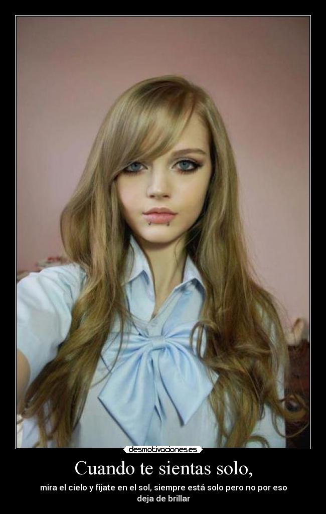 Cuando te sientas solo, - 