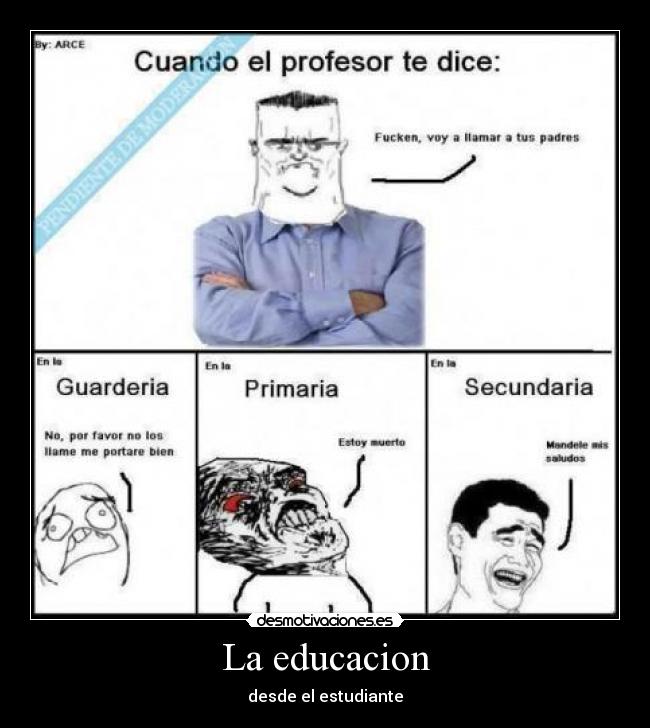 La educacion - desde el estudiante