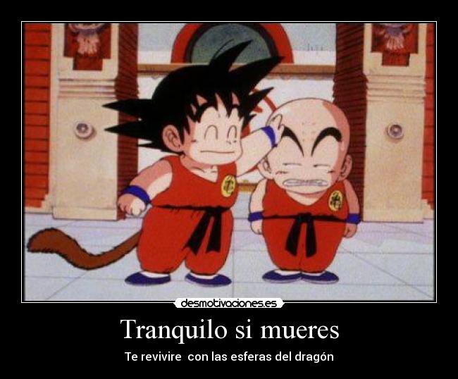 carteles goku krilin desmotivaciones