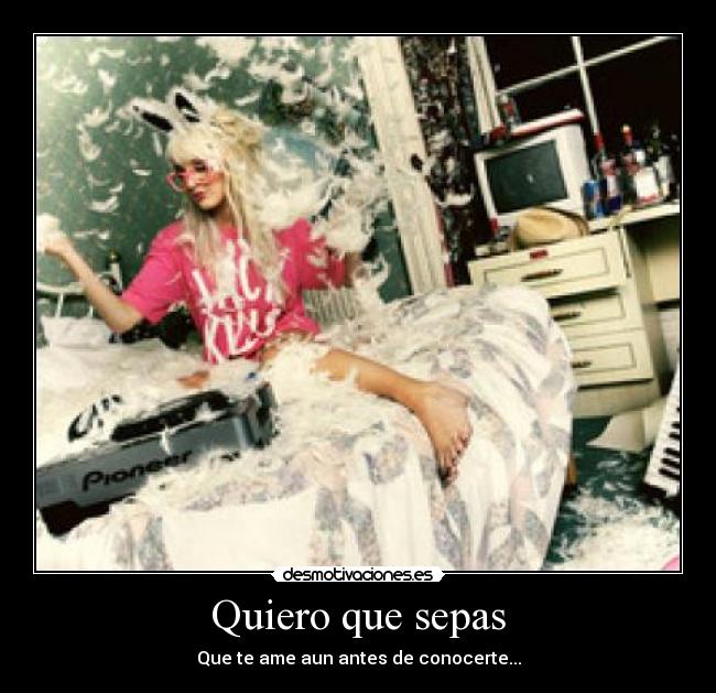 Quiero que sepas - 