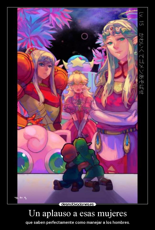 Un aplauso a esas mujeres -