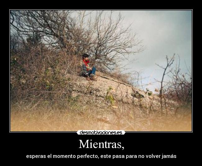 Mientras, - 