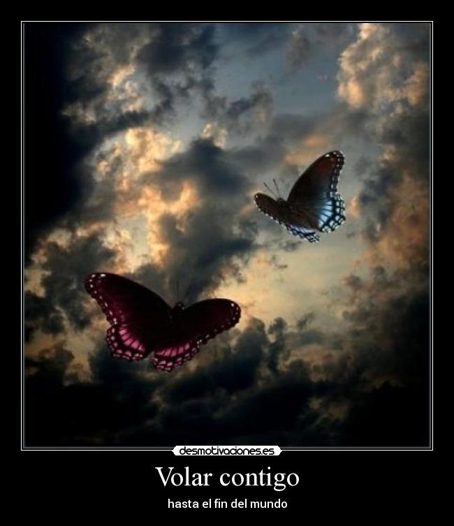 Volar contigo -