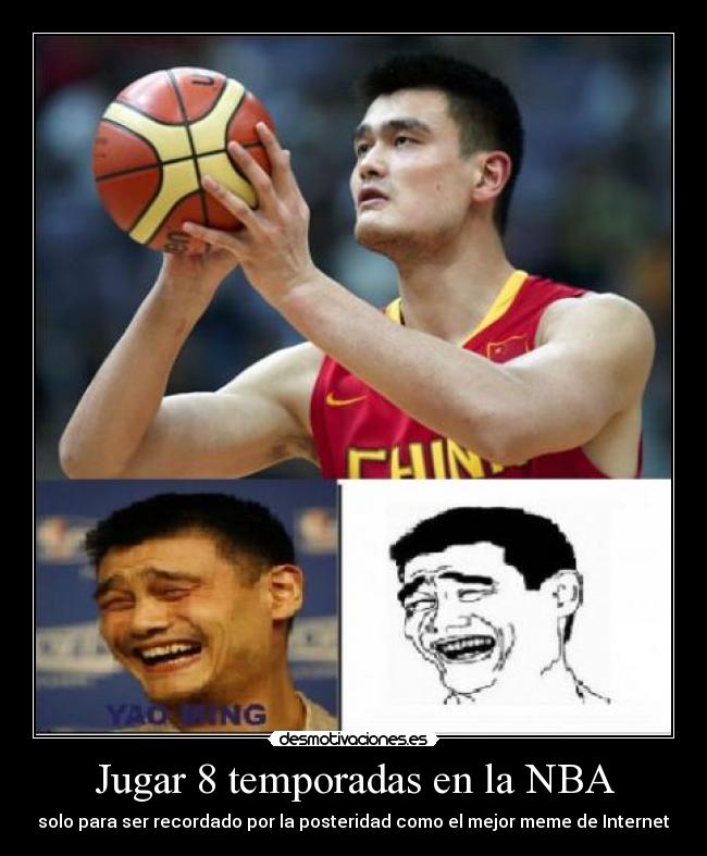 Jugar 8 temporadas en la NBA -