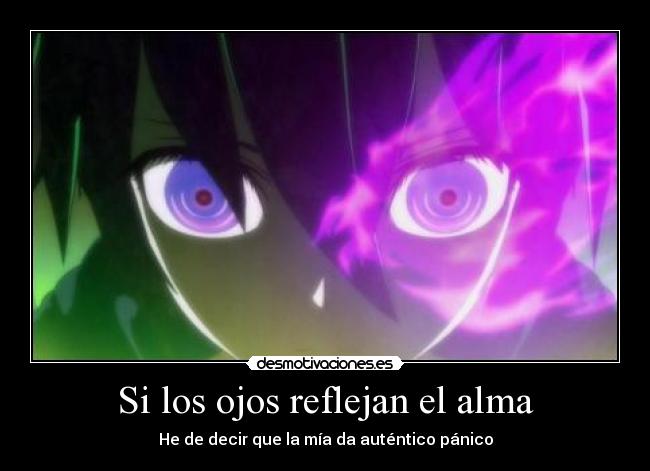 Si los ojos reflejan el alma - 