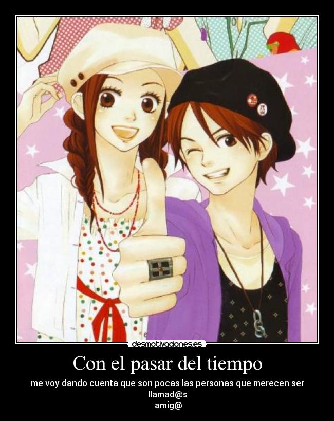 Con el pasar del tiempo -