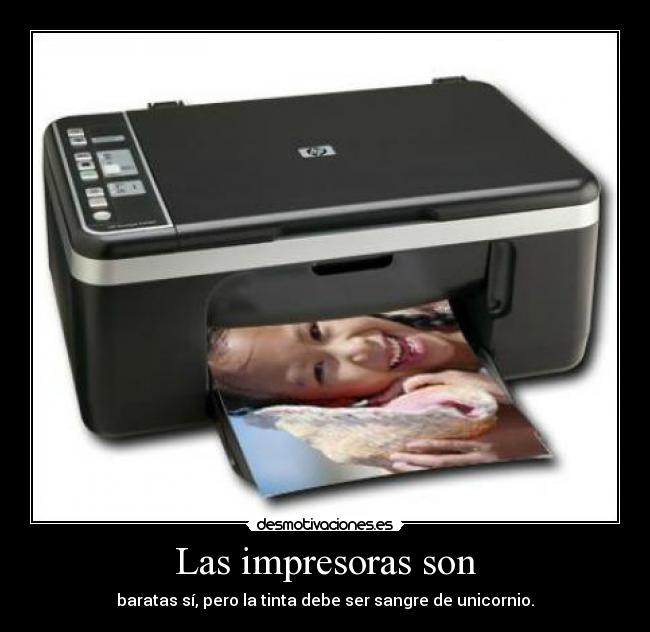 carteles las impresoras desmotivaciones