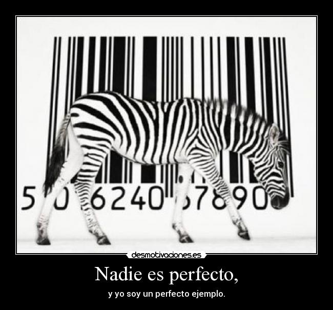 Nadie es perfecto, - 