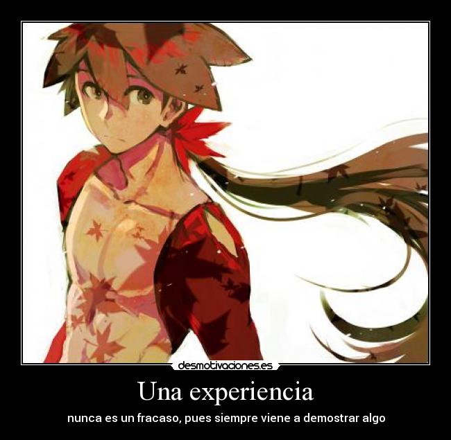 Una experiencia - 