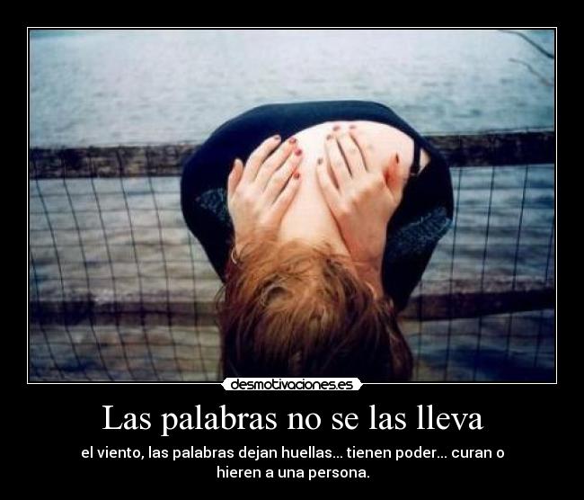 Las palabras no se las lleva -