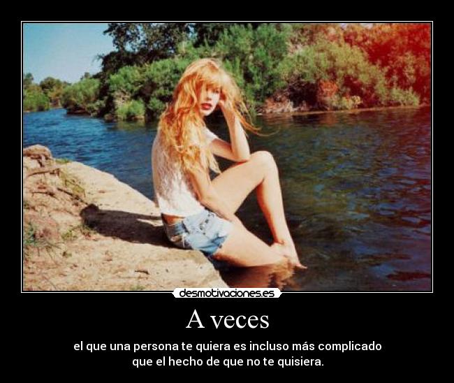 A veces -