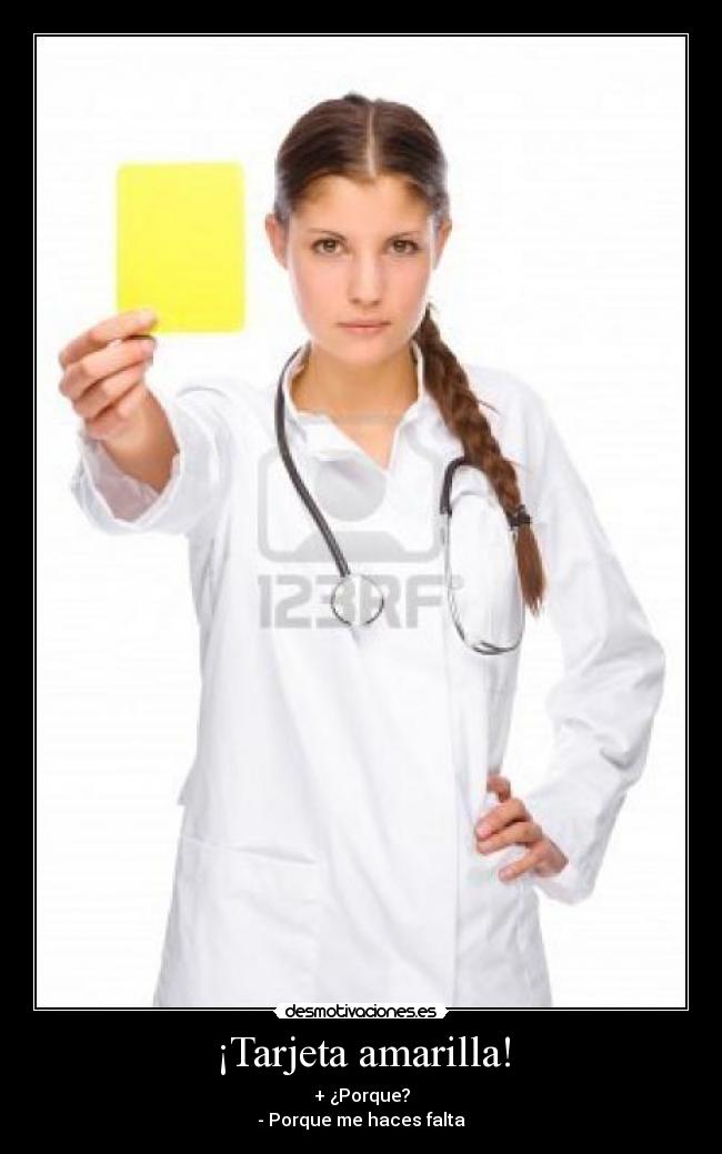 ¡Tarjeta amarilla! - 