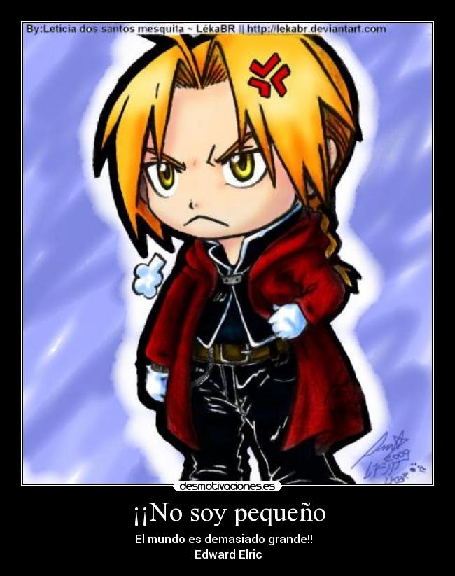 ¡¡No soy pequeño -