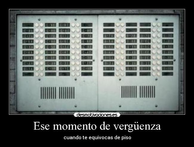 Ese momento de vergüenza - 