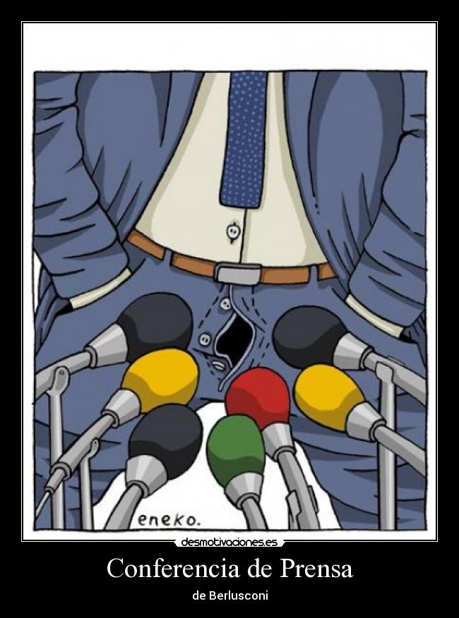 Conferencia de Prensa - de Berlusconi