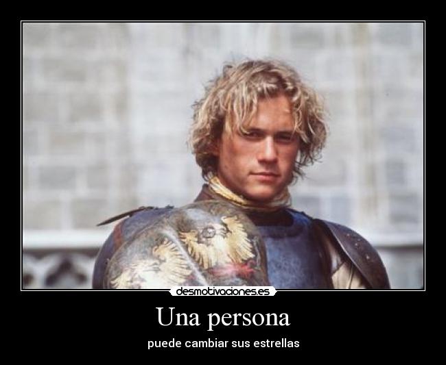 Una persona - puede cambiar sus estrellas