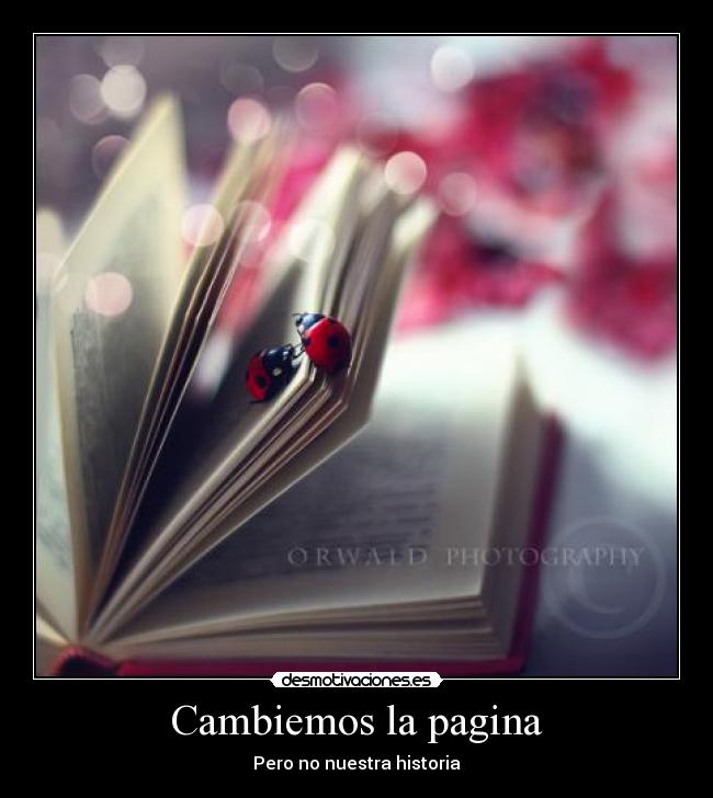 Cambiemos la pagina - Pero no nuestra historia