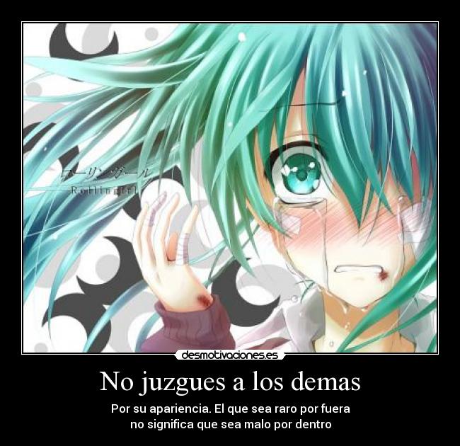 No juzgues a los demas -