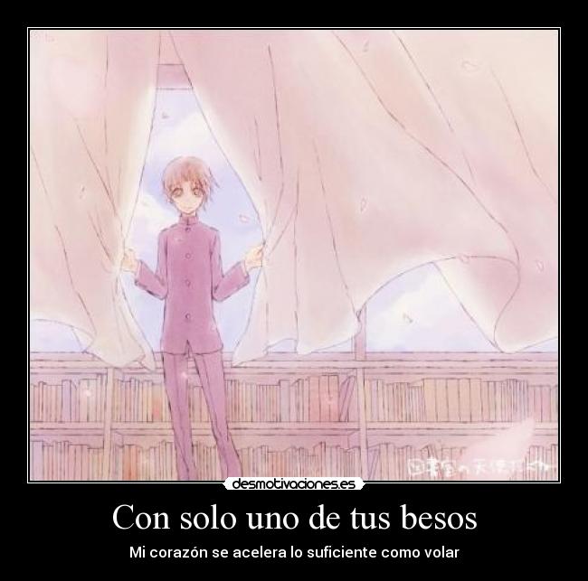 Con solo uno de tus besos -