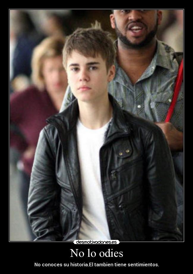 No lo odies -