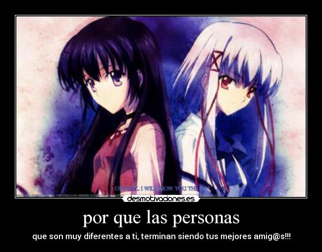 por que las personas -