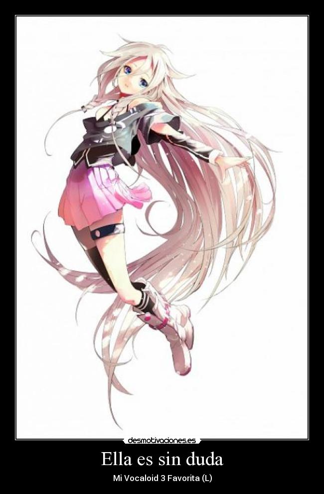 Ella es sin duda - Mi Vocaloid 3 Favorita (L)