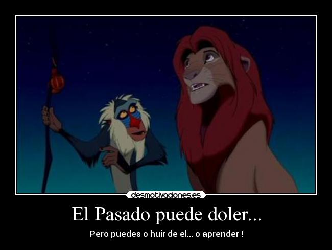 carteles pasado rey leon desmotivaciones