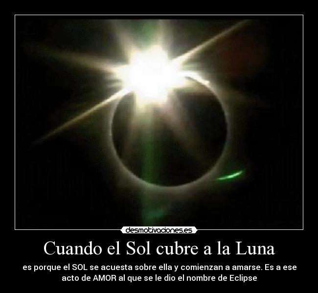 Cuando el Sol cubre a la Luna -