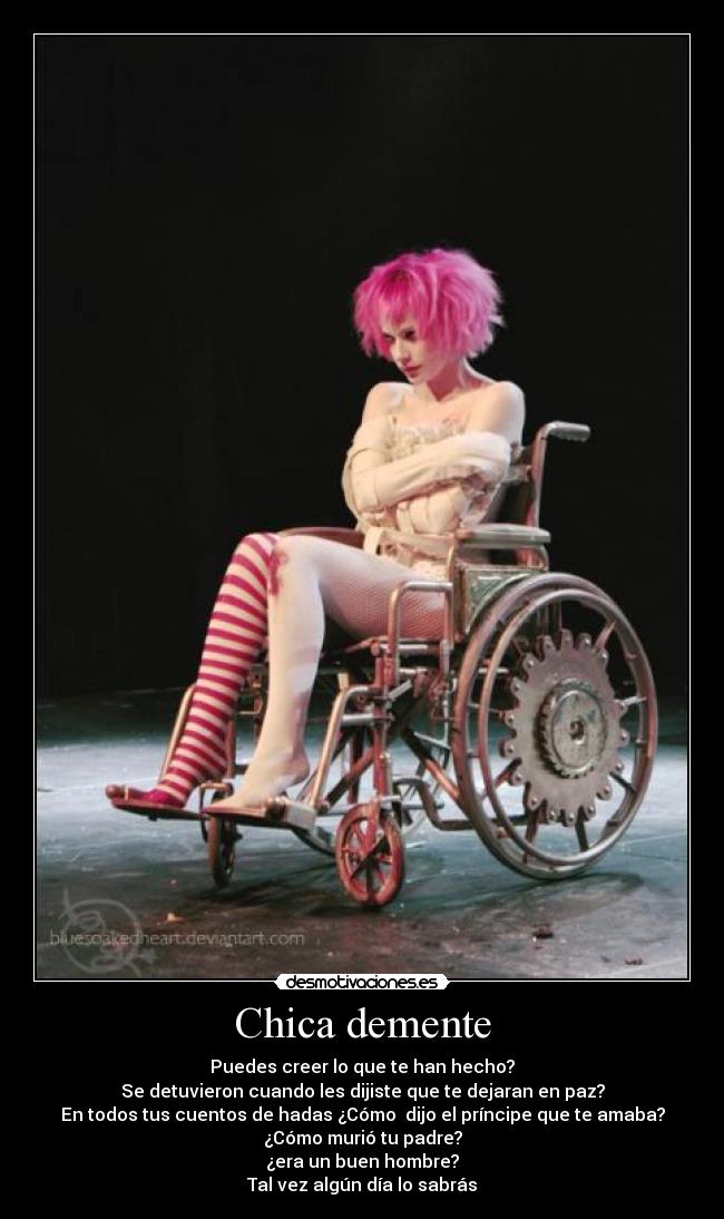 Chica demente -