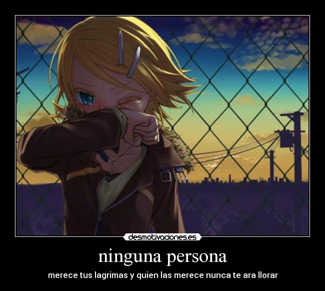 ninguna persona -